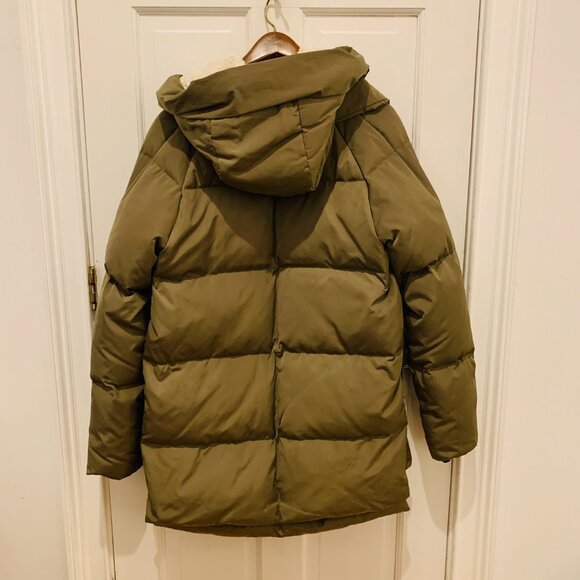 Orolay Thickened Down Olive Green Hooded Jacket Size XL - Picture 9 of 10